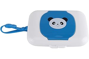 LIZEALUCKY Scatola Porta salviette umidificate, dispenser per salviette per Neonati, dispenser Portatile Ricaricabile per salviette umidificate per Neonati