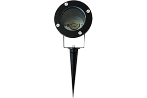 GTV lighting - Lampe de jardin DIEGO | Lampe d'extérieur pour éclairage de jardin, terrasse, plantes, chemins, étang | Lampe d'extérieur | Étanche IP65, AC220-240 V, 50/60 Hz, noir
