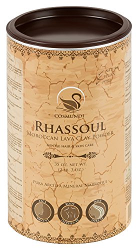 Marokkanische Lavaerde „cosmundi Ghassoul“ 1 kg Mineralische Tonerde zur Haar-/Körperpflege und Gesichtsmaske/Peeling - 4
