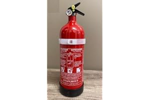 GENERIC Extincteur à Poudre ABC 2 Kg Idéal Voiture, Bateaux ANTIROUILLE NF & Med FIRRE Shop