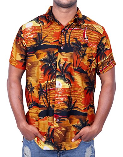 Chemise hawaïenne à Manches Courtes de la Marque Crafts pour Hommes