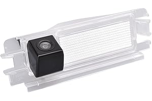 Dynavsal Caméra de recul étanche couleur haute définition grand angle vision nocturne remplacement pour Renault Dacia Duster Sandero Stepway II 2 Megane Nissan March