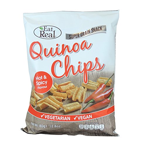 Eat Real – Quinoa Chips – Hot & Spicy – 80g (Case of 12)