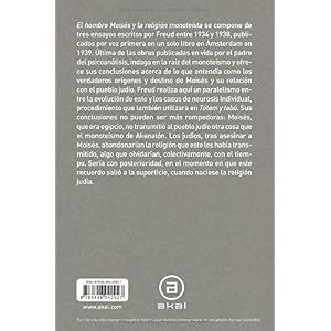 El hombre Moisés y la religión monoteísta: tres ensayos