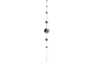 SK STYLE Large Stainless Steel Gazing Ball Garden Stake/Pole - 7 Balls