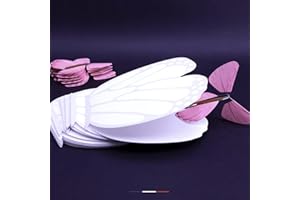LE PAPILLON MAGIQUE 10 Cartes Papillons Volants + 10 Papillons Magiques Roses, Spécial Annonce Naissance, Fête Prénatale, Anniversaire, Fête, Mariage