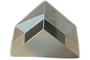 LOKIH Prisma Optisches Glas,Würfel Lichtspektrum Physik Foto Fotografie Prisma 90 Grad 15mmx15mm.