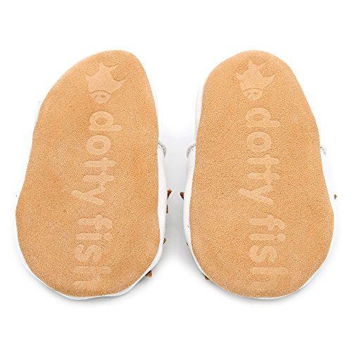 Weiche Baby und Kleinkind Lederschuhe – Jungen und Mädchen – Sterne - 5