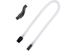 Bnineteenteam Melodica Tube, Plastic Long Flexible Melodica Hose with a Black Melodica Mouthpiece, 22.4 Inch Length Performance Accessory Musical Instrument Accessories