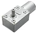 WANGCL JGY370 DC 12V 90RPM Reversible High Torque Turbo Worm Geared DC Motor