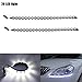 Produktbild AutoBoy 2 PCS Flexible Weiß 20LED Strip Streifen Tagfahrlicht Nebel Lampe Beleuchtung Wasserdicht