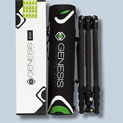 Genesis Base C3 Carbon Kamerastativ inkl. BH-34 Kugelkopf mit Friktionseinstellung (Farbe grau, Tragkraft 15 kg, Gewicht 1,7kg) Genesis Base C3 Carbon Kamerastativ inkl. BH-34 Kugelkopf mit Friktionseinstellung (Farbe grau, Tragkraft 15 kg, Gewicht 1,7kg)