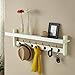 Produktbild FAFZ Kleiderhaken Amerikanische Wand Regal/Wohnzimmer Regal Küche Regal/Wand Hängende Rack/Creative Schlafzimmer Kleiderbügel Hook Up Bekleidungsregale (Farbe : B, größe : L870*w160*h230mm)