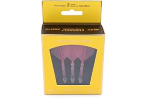 CUESOUL Rost T19 Arbre de fléchettes intégré et Vols en Forme de Grande Aile, Lot de 3