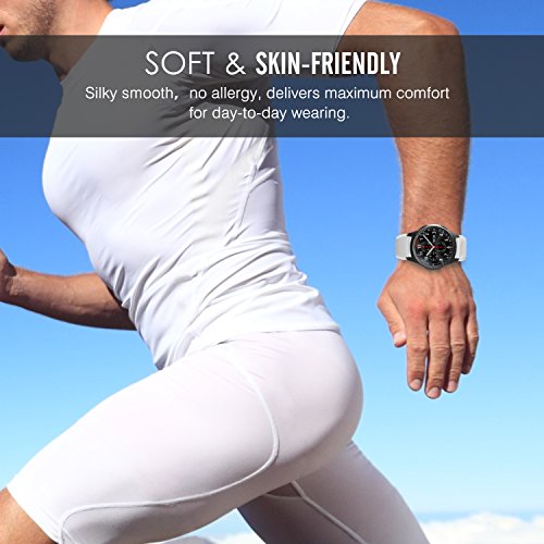 MoKo Gear S3 Frontier   Classic Watch Correa -  6-PZS  Reemplazo Suave Silicona Sport Strap Band para Samsung Gear S3 Frontier   S3 Classic   Moto 360 2nd Gen 46mm Smart Watch  NO APTA S2   S2 Classic   Fit2  Multi Colores