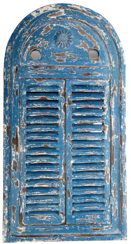 Esschert WD13 Spiegel Louvre verwittertes, blau