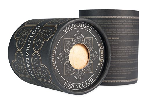 Deluxe Badebombe Goldrausch, 180 Gramm schwere XXL Badekugel mit pflegender Shea Butter, vegan & tierversuchsfrei - 3