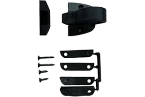 API Cricchetto in nylon universale per finestre e finestroni (Nero)