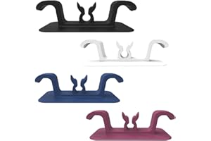 KQNM 4PCS Organiseur Cordon，Appareils Câble Organisateur，Organisateur De Cable，Auto-Adhésif Rangement Cable，Organisateur de Fil Electrique,pour Petits Appareils Ménagers, Mélangeur, Cafetière，etc