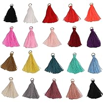 Set Di 100 Nappe In Poliestere Per Fai-da Te - 13 Cm Di Lunghezza, 10 Colori, Per Gioielli, Segnalibri, Decorazioni - 5