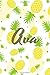 Produktbild Ava: Personalized Pineapple fruit themed Dotted Grid Notebook Bullet Grid Journal teacher gift teacher Appreciation Day Gift for kids students classmate girls boys