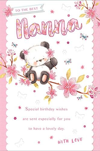 Nanna Nan Grandma Nannie Gran Nan Granny Nanny Birthday Card