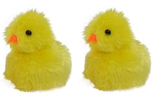 BUSDUGA 2795 Zwitscher-Küken , klein - süß , 5,5 x 6,5X 7cm (2er Set)