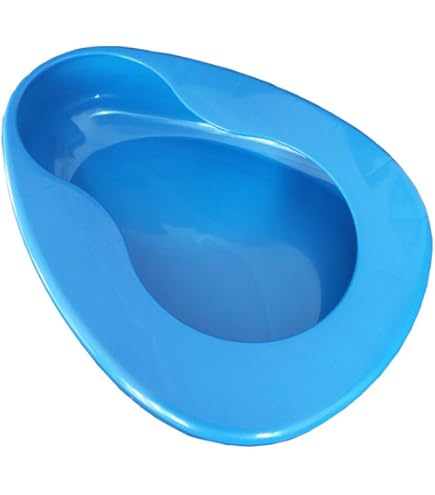 Bedpan - Smooth Contoured Stackable Bed Pan - Portable And Easy To Clean For Bed Bound Bedridden Patient For Women And Men 2