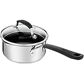 Jamie Oliver By Tefal Quick & Easy E3032244 Stainless Steel 16cm Induction Sauce Pan With Glass Lid