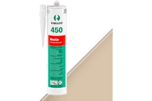 Ramsauer 450 Sanitär 1K Silikon Dichtstoff 310ml Kartusche (Sandbeige)