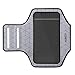 Produktbild AUKEY Fitness Armband 6 / 6s Schweißfest mit Schlüsselhalter für Laufen , Wandern , Rad Fahren , Gymnastik Sportarmband Hülle für Samsung , HTC und andere Phones unter 5 Zoll ( Silver )
