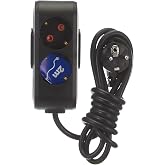 Viko Multi-Let Black Dual Socket Top Wired Child Proof 2 Mt