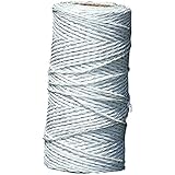 Weidezaunlitze, weiß 2 mm, 200 m Spule