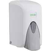 Vialli S5 Hazneli Sıvı Sabunluk - Sıvı Sabun Dispenseri - Sıvı Sabun Aparatı - 500 gr - Beyaz