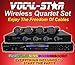 Price comparison product image Vocal-Star Wireless Quartet Set - Multi Format Karaoke Machine with 4 VHF Wireless Microphones and 150 Songs