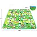 Fuloon Double Sided Waterproof Baby Boys Girls Play Mat Soft Environment Friendly Toddler Activity Play Gym Mat Ideal Gift for Baby 200CM x 180CM x 0.5CM