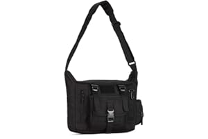 YUHAN Messenger Bag, Tactical Crossbody Bag Molle Large Waterproof Laptop Pack Casual Military Shoulder Bag