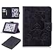Produktbild Hülle für Kindle Paperwhite, LuckyW Panda LederHülle für Amazon Kindle Paperwhite 2015 300 PPI 3.Generation/2014/2013/2012 (6.0") Ledertasche Brieftasche Flip Wallet Case Kuntsleder im Bookstyle Handyhülle Tasche Protective Shell Folio Klapphülle Bumper Case Cover - Schwarz