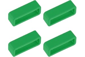 TOP-VIGOR Silicone Watch Band Keepers, Watch Strap Loop Replacement Watch Band Fastener Rings for Smartwatch or Wristband