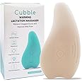 Cubble 2-in-1 Lactation Massager with Heat & Vibration – Relieves Clogged Ducts, Engorgement & Improves Milk Flow | Breastfeeding Support for Pumping & Nursing Mums – (Cream)