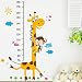 WONZOM Kids Height Chart Wall Sticker home Decor Cartoon Giraffe Height Ruler Home Decoration room Decals Wall Art Sticker wallpaper