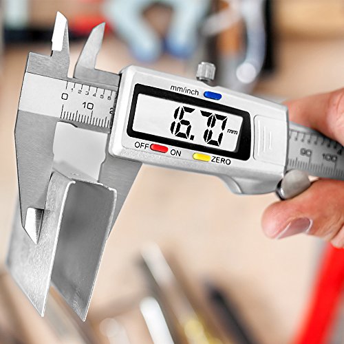 Digitaler Messschieber Profimessgerät LCD Display inklusive Hardcase digital Schieblehre Noniusschieber - 4