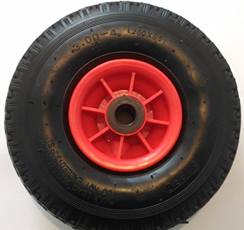 2x Sackkarrenrad 3.00-4 (2P.R) Luftbreifung 260×85 mm Sackkarre Ersatzrad - 5