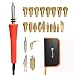 Produktbild 23PCS Brandmalerei Lötkolben Set, GOCHANGE Brandmalkolben Profesional Burning Pen mit 21 Tipps, 30W 220-240V, Brandmalgerät Holz brennen Pen Set für Holz Leder Gravieren Skulptur