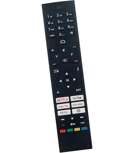 Nouveau RC45157 Télécommande de Remplacement RC45157 30109080 Télécommande pour JVC Android TV LT-39VAH3055 LT-42VAF3055 LT-43VAF3055 pour Salora Smart32 TV Toshiba CT-8564 Remote Controller