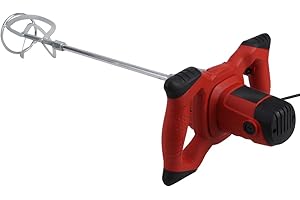 Cocoarm Rührwerk Beton Mörtelrührer 1500 Watt Betonmischer Zement Rührgerät Mörtel Mischer Betonrührer Zement Rührgerät 6 Gang Cement Mixer zum Mischen von Futter Lebensmitteln Farben Cement