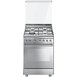 Smeg B61GMXI9 cucina Piano cottura Acciaio inossidabile Gas A : Amazon.it:  Grandi elettrodomestici
