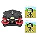 Produktbild KOBWA Photography Tripod Leveler LP-64 Dreiradnivellierbasis für Präzisionsnivellierung mit 3 Libellen und 3 Nivellierrädern mit 3/8" Befestigungsschraube für Kamerastativ