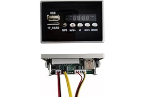 GETTIMORE Lettore musicale per bambini auto elettrica 12V USB Display batteria (No.3 12V)