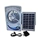 Produktbild Solar Power Panel-Schreibtisch-Art USB-Lade-Ventilator mit einem Augenschutz Lampe